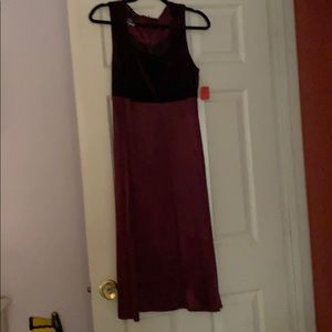 Vintage black & wine dress